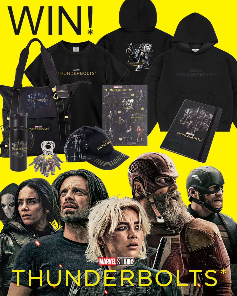 Misfits unite! 😎 Marvel Studios' #Thunderbolts* hits cinemas May 1st, and we're giving away prizes! FOLLOW, LIKE, and drop your favourite Marvel character in the replies to enter. Winner announced 09/05/2025. 18+ UK only. T&amp;Cs apply.

🎟️ thelight.co.uk/thunderbolts