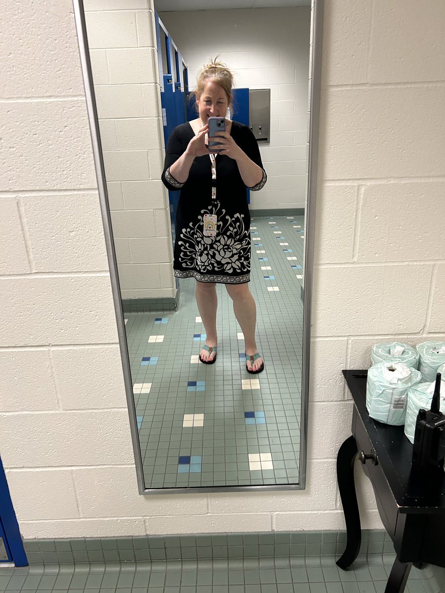 mrssteachct's tweet image. It has been a day....I wish I could help everyone and not feel so defeated. Huge win for me. Fit in this dress perfectly today. It has been years since it has seen time out of my closer! #teachertired