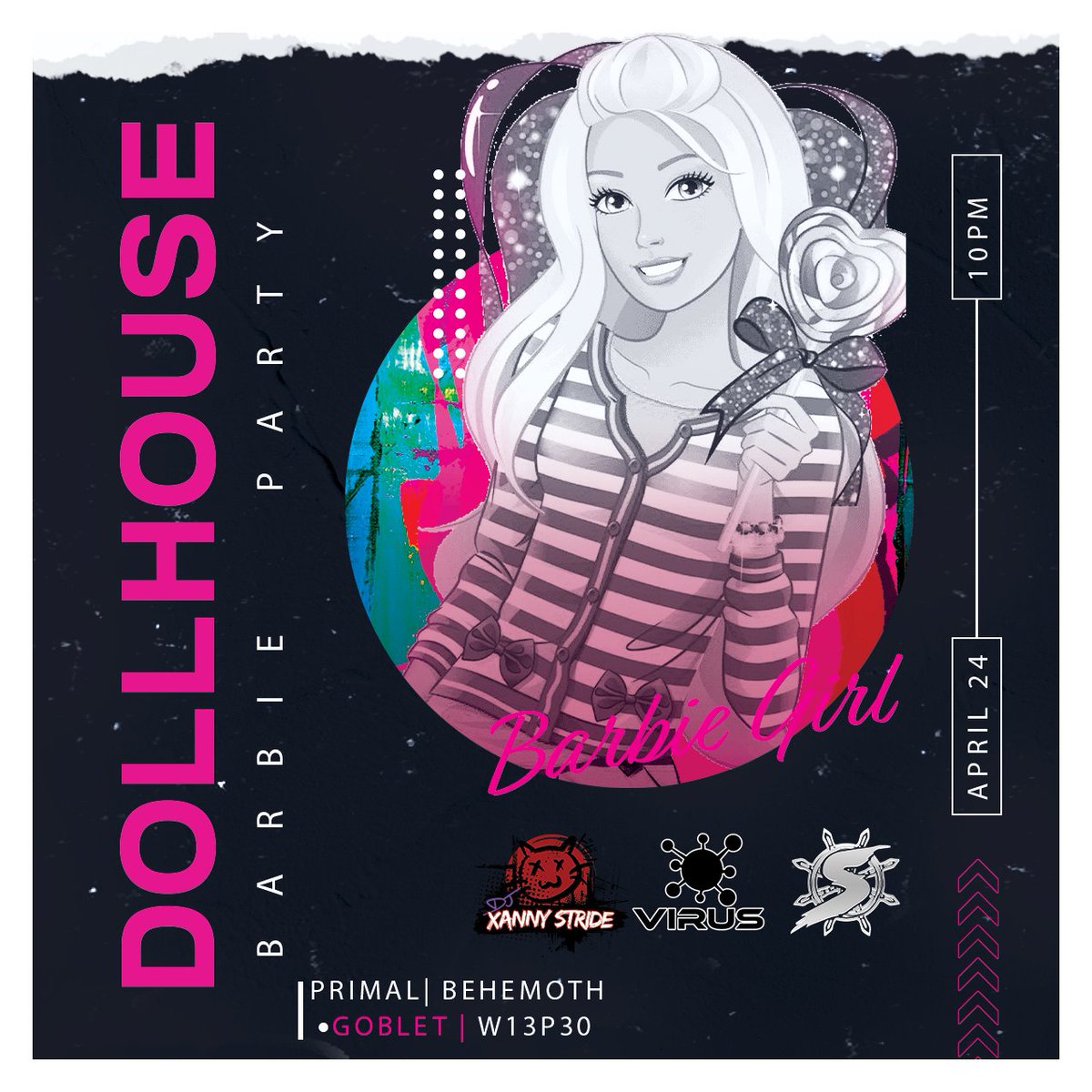 Dollipop (@_dollipop) on Twitter photo Tongiht at 10pm EST! Dollhouse Barbie Party!
<a href="/SWAGEsound/">SWAGEYNO$</a> <a href="/djvirustwitch/">Virus</a> <a href="/Dj_XannyStride/">Xanny Stride</a> <a href="/Niwotan_Masaki/">Niwo'tan Masaki</a> <a href="/Hazexion/">Twilight Gecko</a> Tongiht at 10pm EST! Dollhouse Barbie Party!
<a href="/SWAGEsound/">SWAGEYNO$</a> <a href="/djvirustwitch/">Virus</a> <a href="/Dj_XannyStride/">Xanny Stride</a> <a href="/Niwotan_Masaki/">Niwo'tan Masaki</a> <a href="/Hazexion/">Twilight Gecko</a>