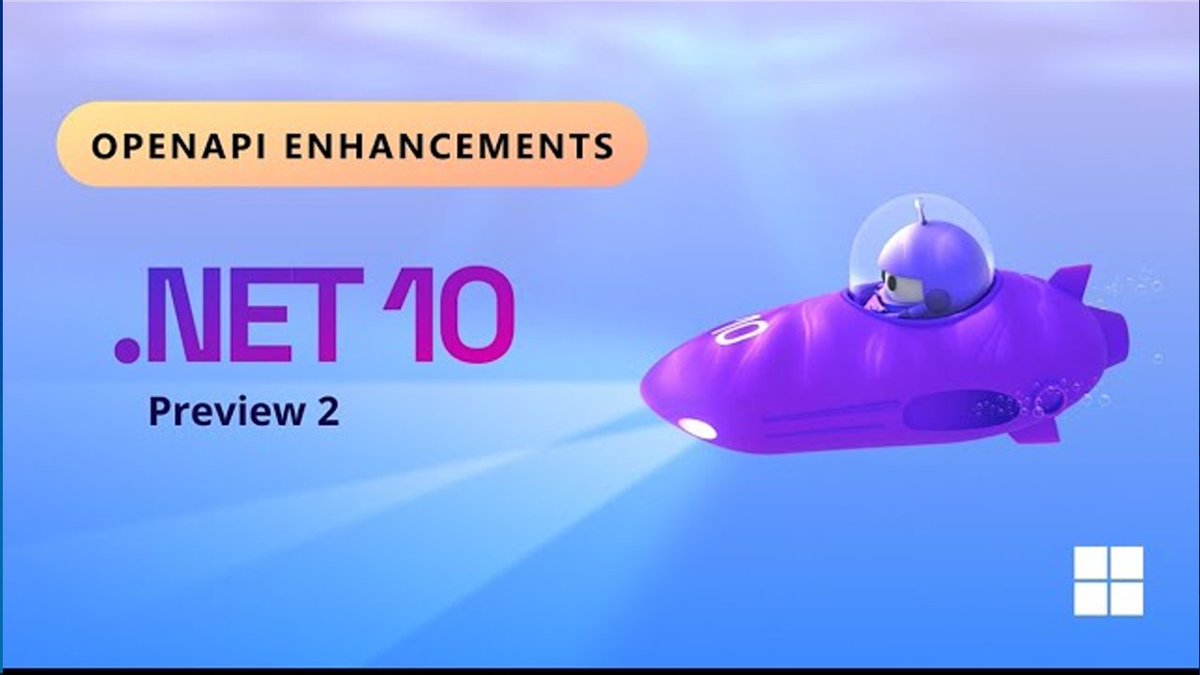 ...building web APIs with .NET? 

Tune in to check out the latest #ASPNET Core feature upgrades in #dotNET 10 Previews➖including new enhancements for OpenAPI. 🎥 msft.it/6018SGIU0