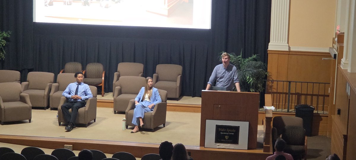 HAPPENING NOW in Annenberg Forum! The Wake Speaks Spring Showcase!