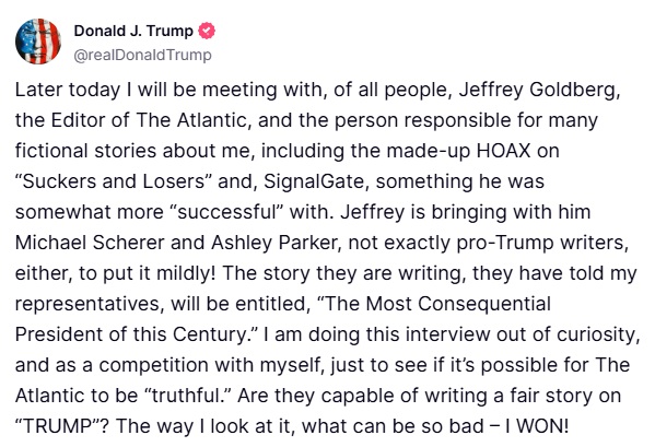 Donald J. Trump Posts From His Truth Social (@trumpdailyposts) on Twitter photo 