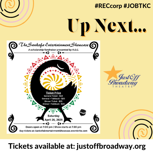 🎪Up next is Family Sideshow - our.show/KCMPT-FamilySi…

Boyd's gripping work immerses audiences in the trials and triumphs of a family navigating through adversity, addiction, and emotional fractures that puncture the nuclear family.
--- 
#JOBTKC in @kcmoparks | #KCtheatre
