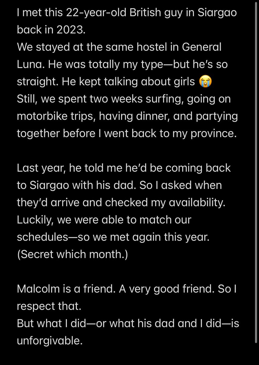 Malcolm, my friend 

True Story