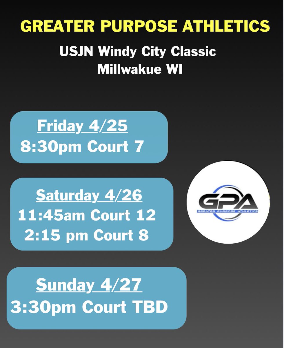USJN Windy City Classic this Weekend 17u Fri, Sat, Sun