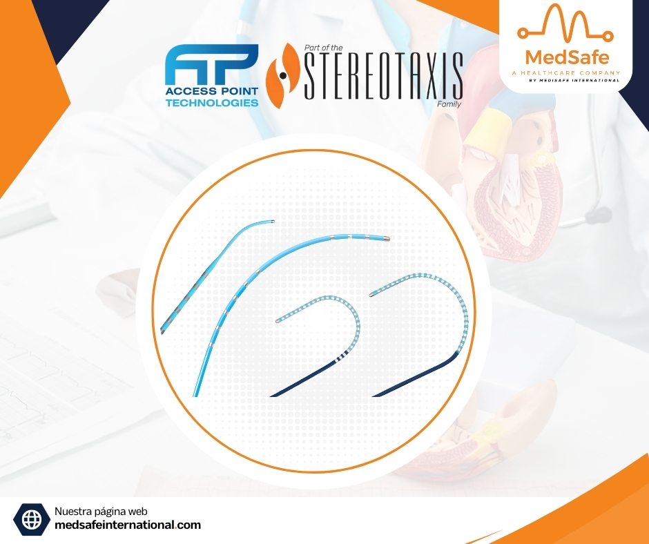 MedSafeint's tweet image. En @MedSafeint  , llevamos la innovación directamente a tu sala de procedimientos.

Somos distribuidores exclusivos de Map-iT, los catéteres inteligentes de @Stereotaxis que te permiten mapear con mayor exactitud y navegar con total seguridad.

#EPeeps_Bot #EP_Bot #EPeeps