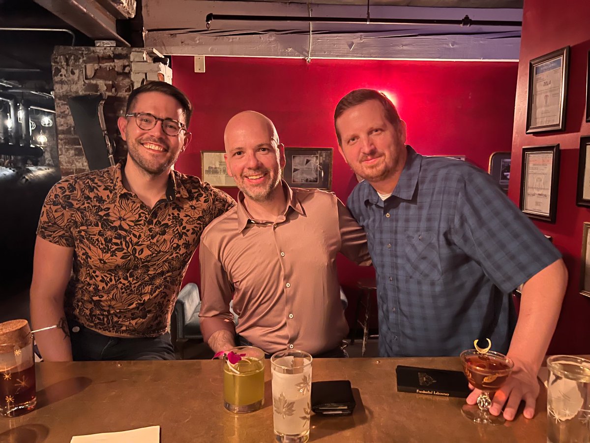 Great evening catching up with <a href="/SciRy2/">Ryan Barnes</a> and Luis Batista!