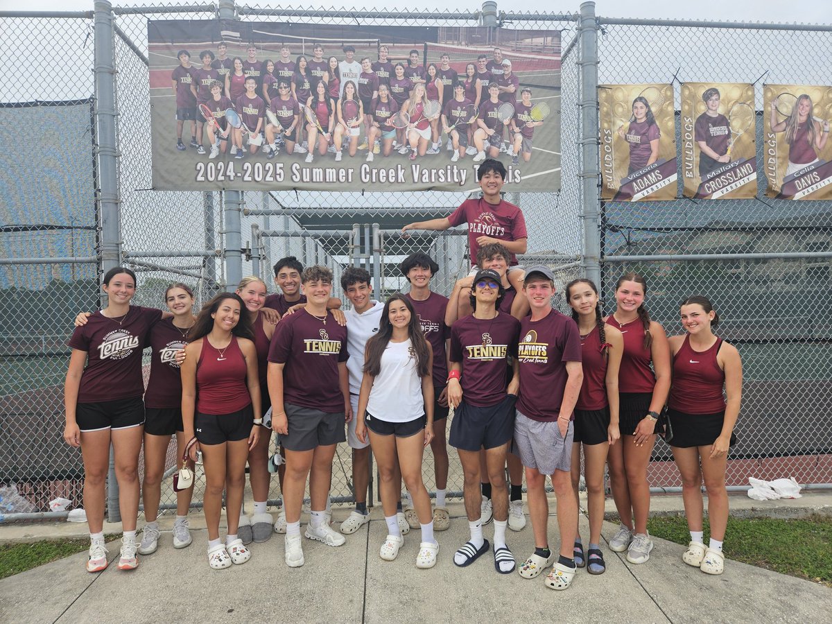 Summer Creek Tennis (@screek_tennis) on Twitter photo Greatfull we can do what we love... coach and play tennis! These guys did an outstanding job repping Summer Creek!
<a href="/HumbleISD_SCHS/">Summer Creek High</a>
<a href="/HumbleISD/">Humble ISD</a>
<a href="/HumbleISD_Ath/">Humble ISD Athletics</a> Greatfull we can do what we love... coach and play tennis! These guys did an outstanding job repping Summer Creek!
<a href="/HumbleISD_SCHS/">Summer Creek High</a>
<a href="/HumbleISD/">Humble ISD</a>
<a href="/HumbleISD_Ath/">Humble ISD Athletics</a>