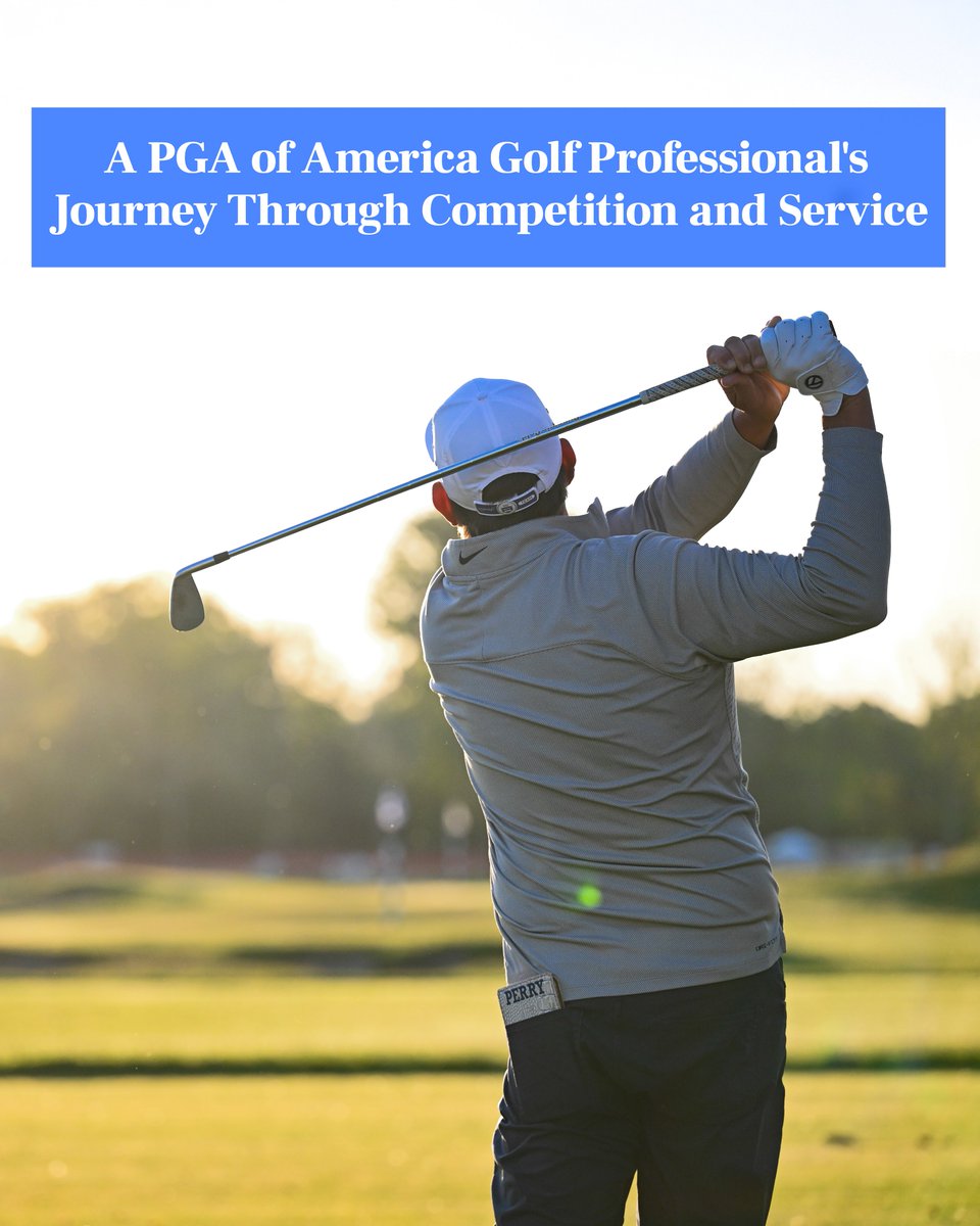 PGA's tweet photo. Lefty. Club Leader. Family Man. Coach. 

Rod Perry is doing it all – and this week, he's teeing it up at the PGA Professional Championship, an event he won in 2013. https://t.co/5TTARofXcr