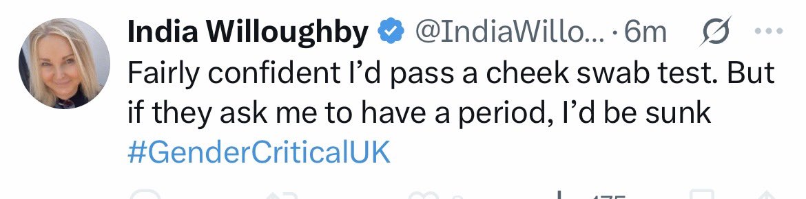 jk_rowling's tweet image. What does he think a cheek swab tests for? Presence of a bra?