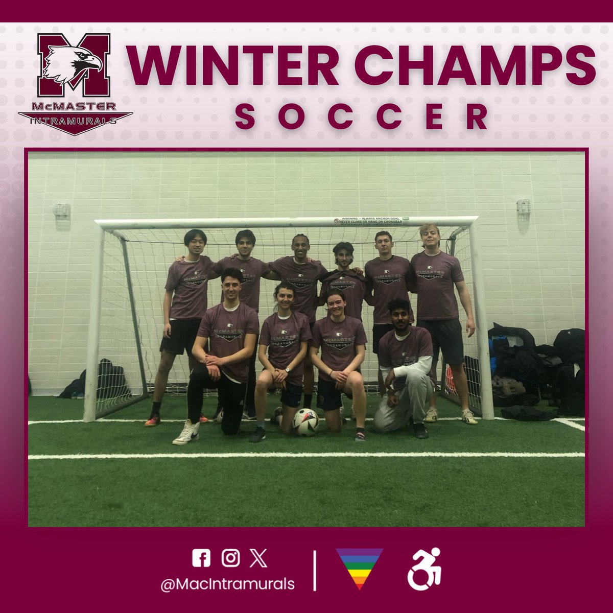 MacIntramurals's tweet photo. 📣 Sending a huge congratulations to all the CHAMPS of our Winter 2025 leagues! 🏆🌟 (3/5) https://t.co/AAo1G5aj5N