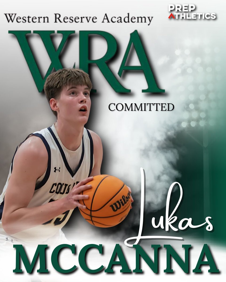 Coach Cory Heitz (@prep_athletics) on Twitter photo Congrats to PA prospect 6'9'' <a href="/LukasMcCanna55/">Lukas McCanna</a> from Evergreen Colorado on his commitment to <a href="/WRA_Hoops/">Western Reserve Academy Basketball</a> and <a href="/mgarvey10/">Matthew Garvey</a>. Lukas will be in the class of 2027.
@bball_CO #PrepSchoolBasketball #CollegeRecruiting #BasketballRecruiting #StudentAthlete Congrats to PA prospect 6'9'' <a href="/LukasMcCanna55/">Lukas McCanna</a> from Evergreen Colorado on his commitment to <a href="/WRA_Hoops/">Western Reserve Academy Basketball</a> and <a href="/mgarvey10/">Matthew Garvey</a>. Lukas will be in the class of 2027.
@bball_CO #PrepSchoolBasketball #CollegeRecruiting #BasketballRecruiting #StudentAthlete
