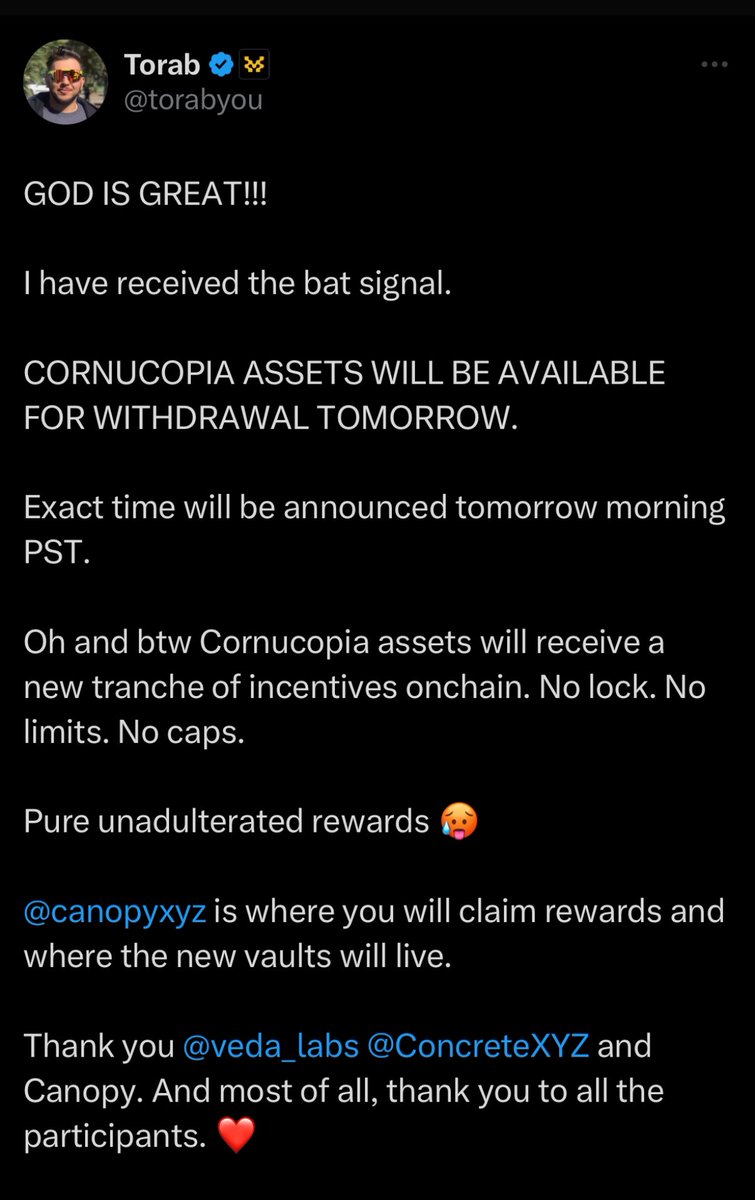 Movedrop and Cornucopia timeline announcements today. The operations are improving <a href="/movementlabsxyz/">Movement</a>