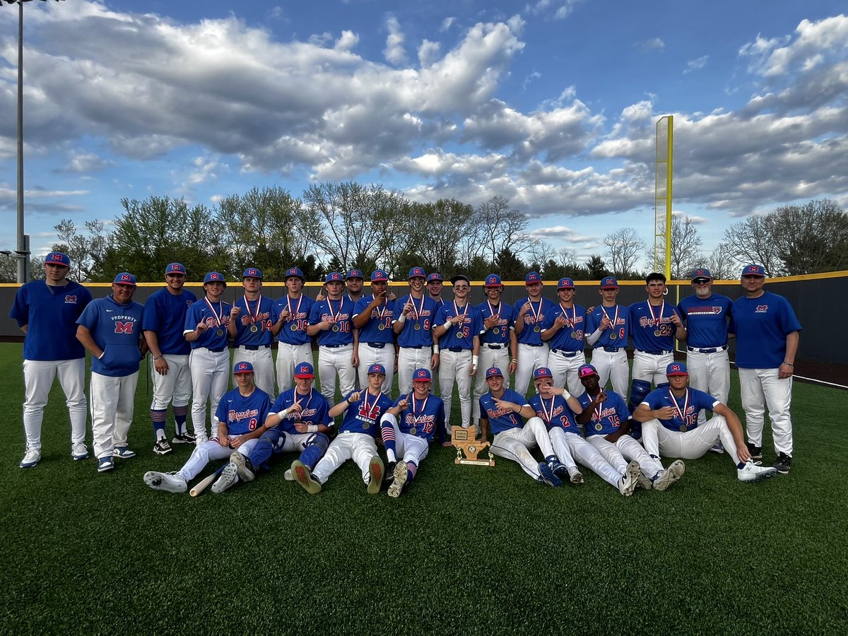 Teran Malone (@teranmalonemn) on Twitter photo Final in the OVAC 5A Title Game:
Morgantown 4, Wheeling Park 2.
The Mohigans trailed 2-0 in the top of the 7th and scored 4 runs in the inning to secure the OVAC title. <a href="/MetroNewsSports/">MetroNews Sports</a> #wvprepbase Final in the OVAC 5A Title Game:
Morgantown 4, Wheeling Park 2.
The Mohigans trailed 2-0 in the top of the 7th and scored 4 runs in the inning to secure the OVAC title. <a href="/MetroNewsSports/">MetroNews Sports</a> #wvprepbase