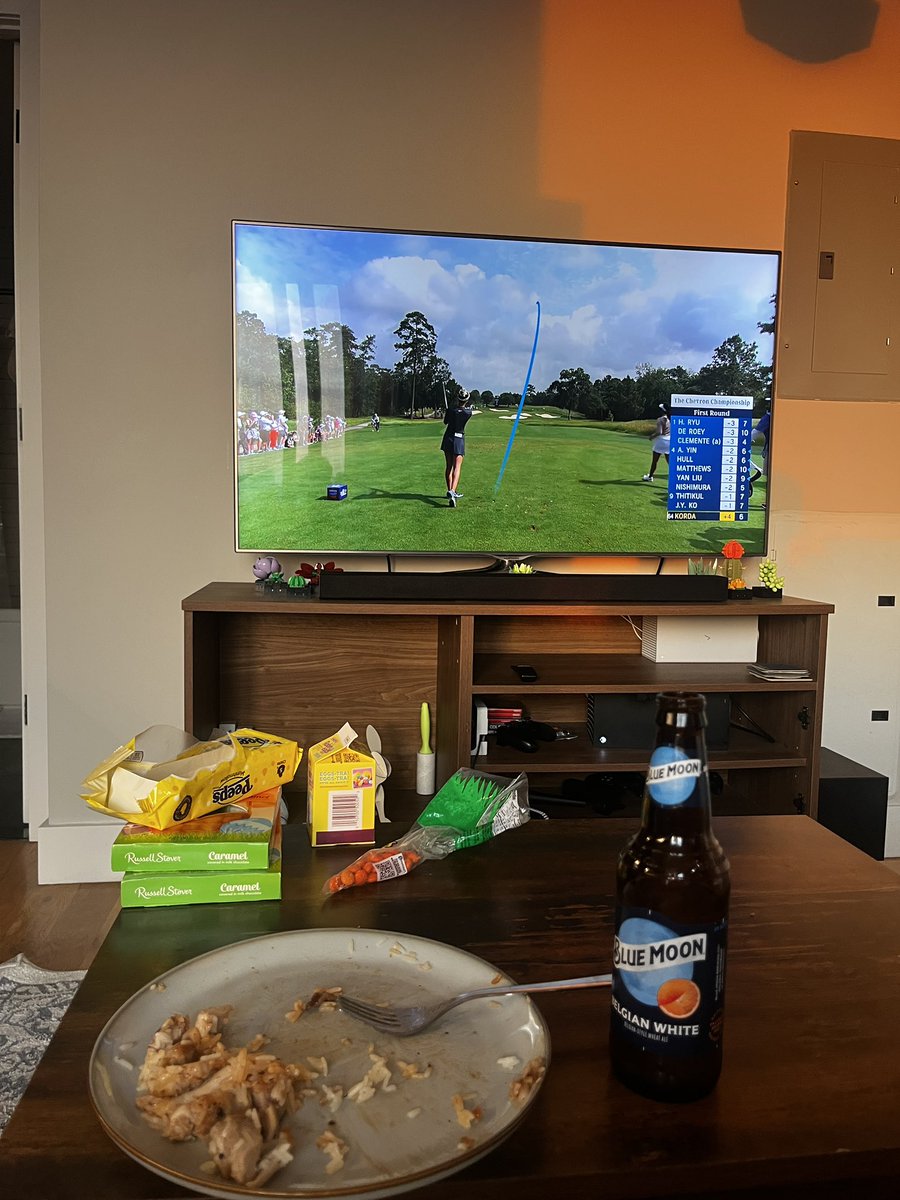 6 mile run, a beer and some ladies PGA tour highlights. Happy Thursday everyone