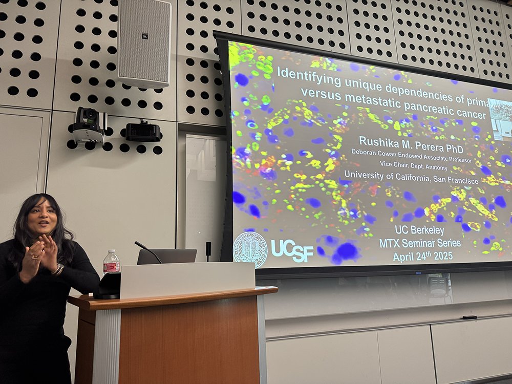 Rapé Lab (@rapelab) on Twitter photo Wonderful talk by <a href="/rushika_perera/">Rushika M. Perera</a> of University of <a href="/UCSF/">UC San Francisco</a> today in our <a href="/MTI_UCB/">Molecular Therapeutics Initiative</a> /#MolecularTherapeutics seminar series at <a href="/UCBerkeley/">UC Berkeley</a> today, presenting cool data about organ-selective metastasis! Thank you!!! Wonderful talk by <a href="/rushika_perera/">Rushika M. Perera</a> of University of <a href="/UCSF/">UC San Francisco</a> today in our <a href="/MTI_UCB/">Molecular Therapeutics Initiative</a> /#MolecularTherapeutics seminar series at <a href="/UCBerkeley/">UC Berkeley</a> today, presenting cool data about organ-selective metastasis! Thank you!!!
