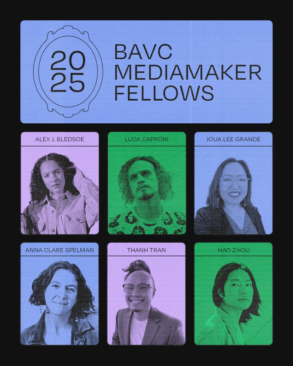 Congrats to our FCSF members, Luca Capponi and Thanh Tran, for being selected as 2025 BAVC MediaMaker Fellows!

Learn more about this year’s fellows and their projects: bavc.org/announcing-the…