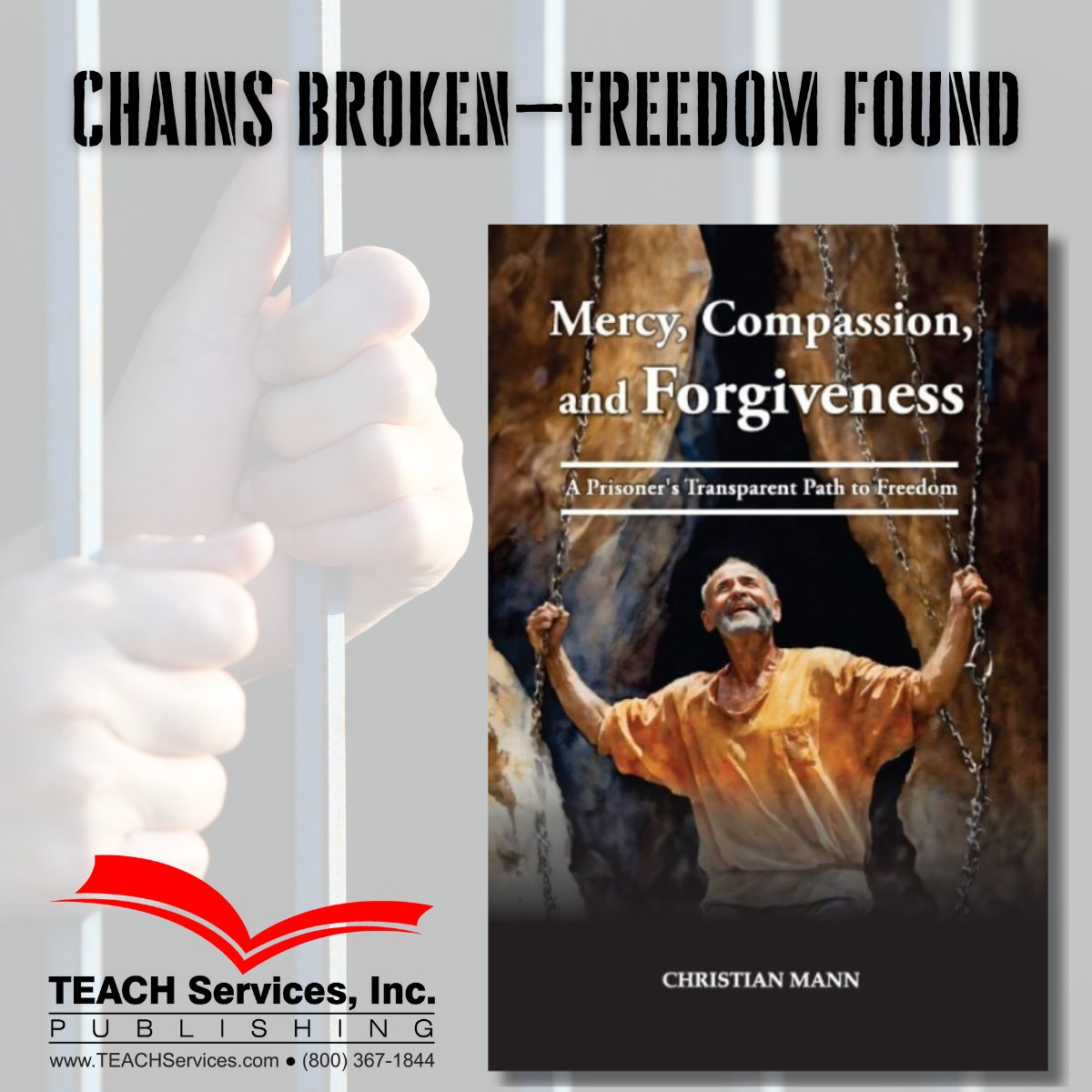 TEACHServices's tweet photo. From the depths of a 25 year prison sentence, this author’s transformative memoir reveals how Jesus' boundless love reached him at his lowest point, turning his despair into purpose. Divine grace freed him from self-condemnation and shows readers how to find spiritual liberation. https://t.co/zrv35dqYKW
