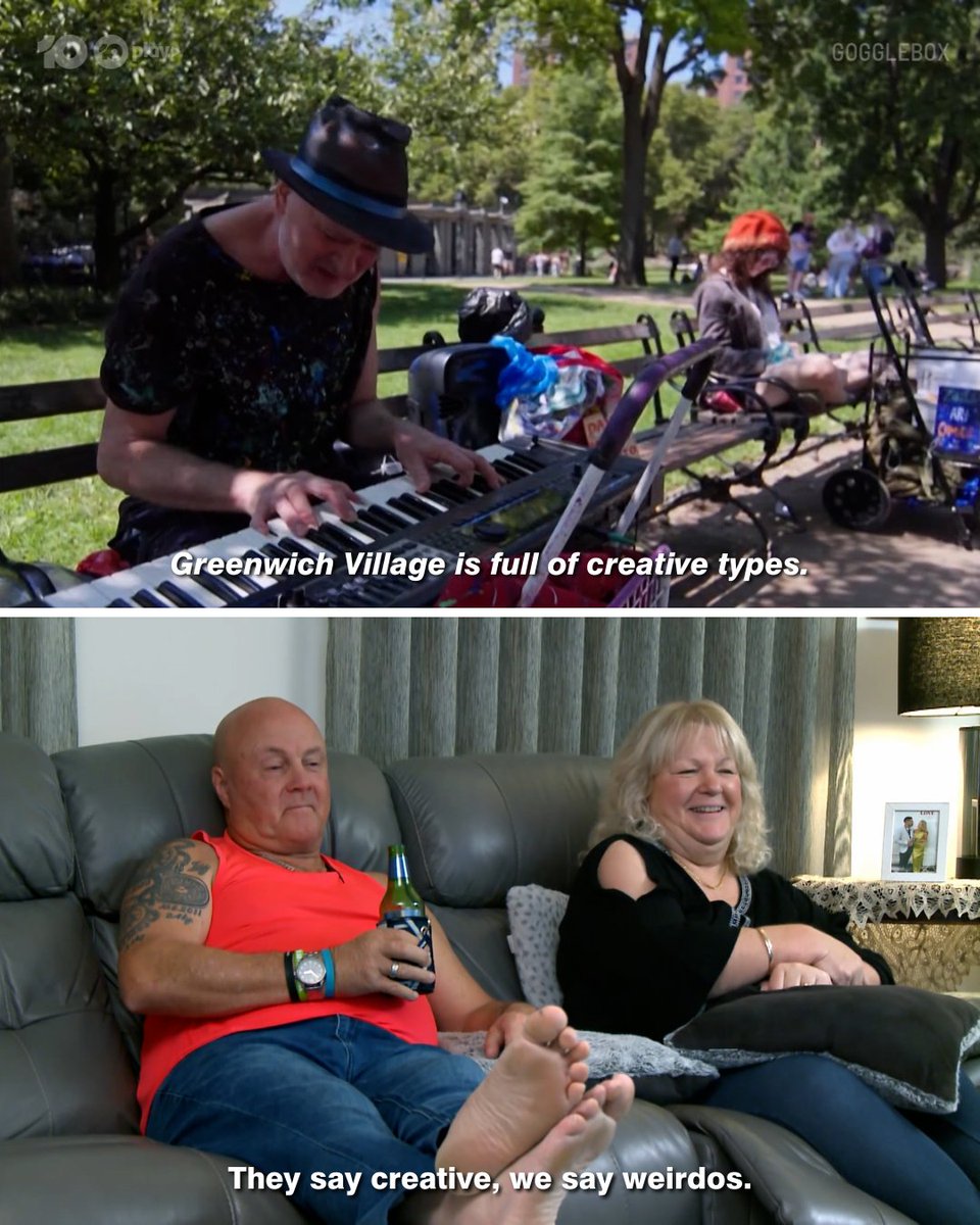 We’d book a trip just to tag along with these #TravelGuides ✈️

#GoggleboxAU | Stream Now on 10 Play