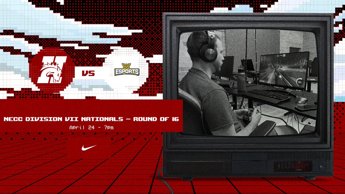 NECC Rocket League Div VII Nationals starts now! Round of 16 action between #14 Hastings Crimson and #3 Wilkes University tonight at 7pm. Time to make our mark on the national stage! #GDTBAB #GoBroncos

Watch live: twitch.tv/HastingsCollege