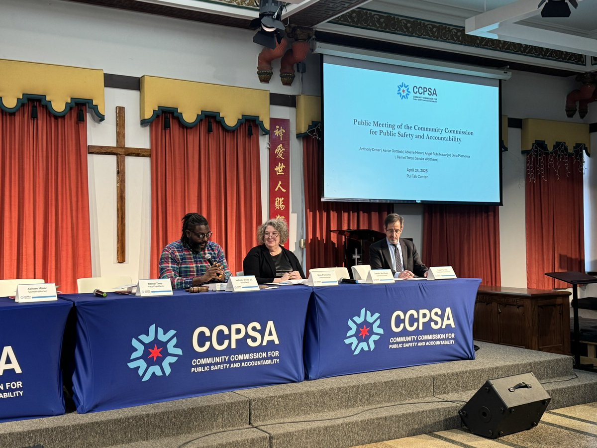 Welcome Gina Piemonte to her 1st CCPSA mtg! Appointed to represent the West Side, Gina brings over 30+ yrs of experience at the Cook County Public Defender’s Office. She currently serves as Chief of the Felony Trial Division and brings deep justice system expertise to this work.