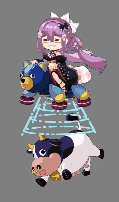 思う存分キャトってもろて#リツキあーと #マリカにじさんじ杯 