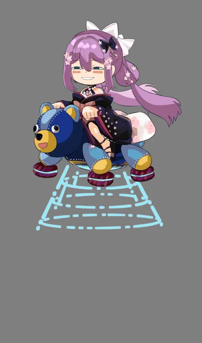 思う存分キャトってもろて#リツキあーと #マリカにじさんじ杯 