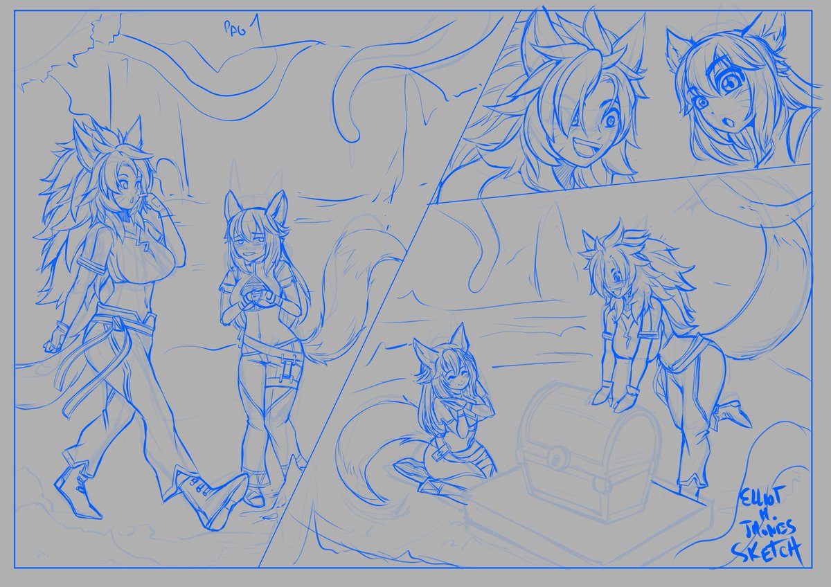 Sketches of some delicious pages, tentacles are coming! 🐙

I inform you that I have Bluesky. You can follow me there, and I will post somewhat different content there.
bsky.app/profile/elliot… 

#comic  #sketch #NSFWArtist