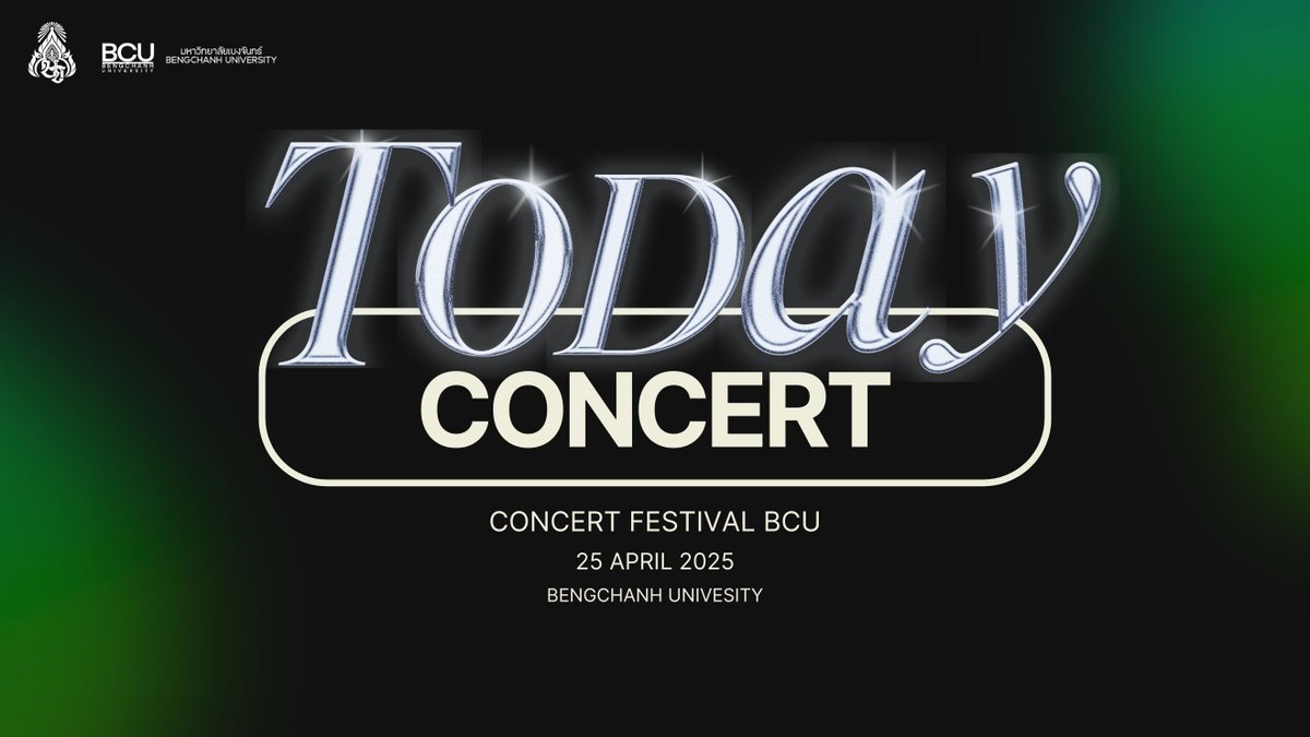 BCU_Commu's tweet photo. เย้! 🎉 วันนี้แล้วววว~
 Concert Festival BCU 💥
📅 25 เมษายน 2568
เสียงดนตรีจะเริ่มก้องกังวานที่ มหาวิทยาลัยเบงจันทร์ 🎶
พร้อมเหล่าวงดนตรีสุดเจ๋งที่จะมาโชว์พลังกันแบบจัดเต็ม!
📌 อย่าลืม!
ไปเชียร์วงที่ชอบ
ติดตาม account ของศิลปิน
และร่วม โหวตรางวัลพิเศษ ให้กับวงที่คุณคิดว่า “โดนใจที่สุด” 💖

🔥 บรรยากาศวันนี้ต้องเดือดแน่นอน!
เจอกันที่งานนะ แล้วมาสร้างความทรงจำดีๆ ไปด้วยกัน 🎤🎸🎧

#ConcertFestivalBCU