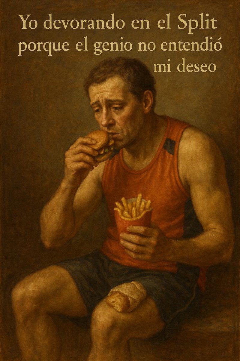 splitsmx's tweet image. Cuando el genio de la lámpara no es runner. 💔

#GenioDeLampara #splitsmx #hubsports #hubtrail