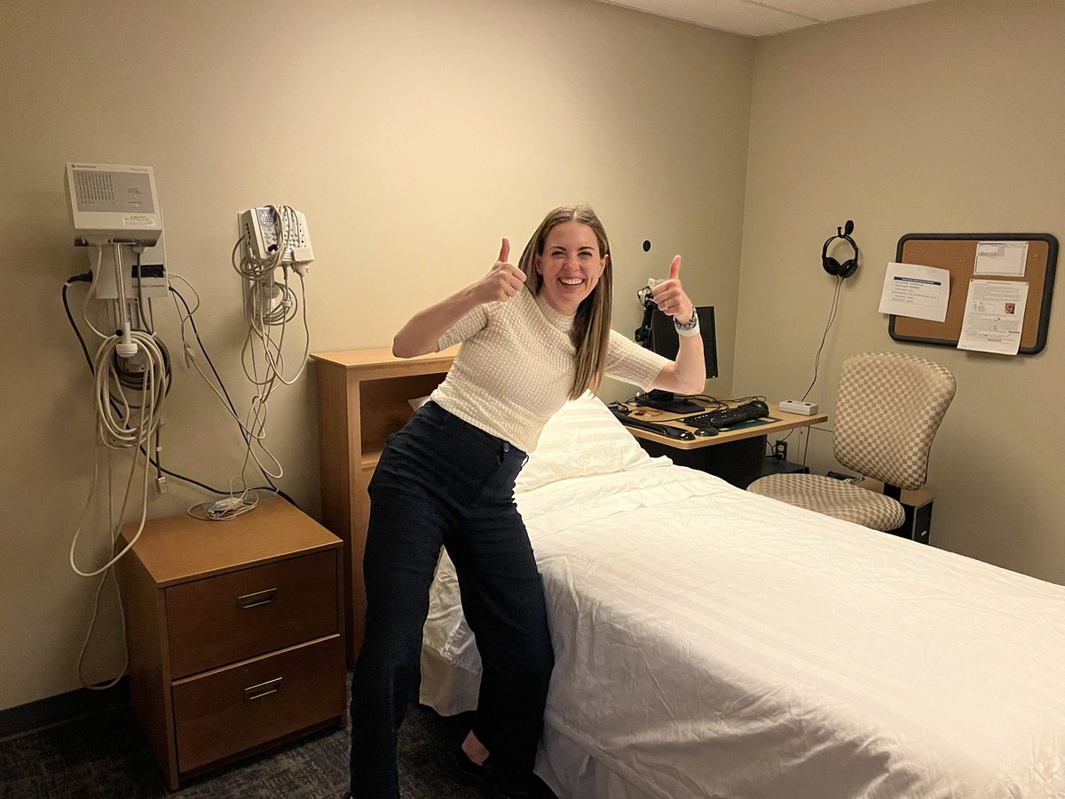 Clearly enjoying myself talking sleep science and all things gut - brain signaling today ! Not pictured <a href="/DrewKesner/">Drew Kesner</a>