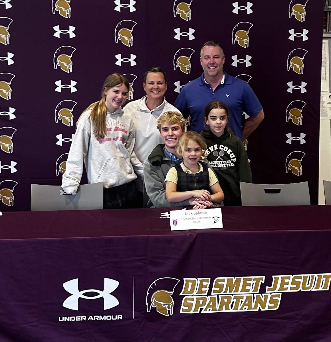 DeSmet Jesuit Soccer (@desmetsoccer) on Twitter photo Congratulations Jack and the entire Saladin family! Best of luck at Truman State University! <a href="/TrumanMSoccer/">Truman Men's Soccer</a> #allin Congratulations Jack and the entire Saladin family! Best of luck at Truman State University! <a href="/TrumanMSoccer/">Truman Men's Soccer</a> #allin