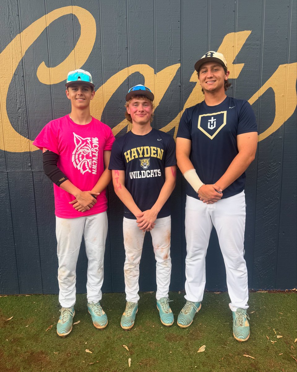One of todays stops 📍
Topeka Hayden (4A⚾️). After winning it all in 3A last season, Hayden returns a star cast of players under head coach Bill Arnold. Wildcats are 10-0 on the season and will play 6A Junction City on Friday. In 7 of their 10 wins, they’ve scored double digit