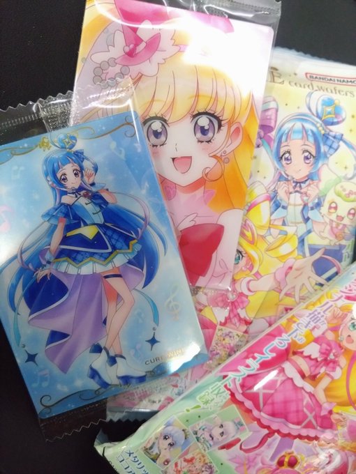 プリキュアウエハースはじめて買ってみたけどウィンクちゃん出たから優勝 
