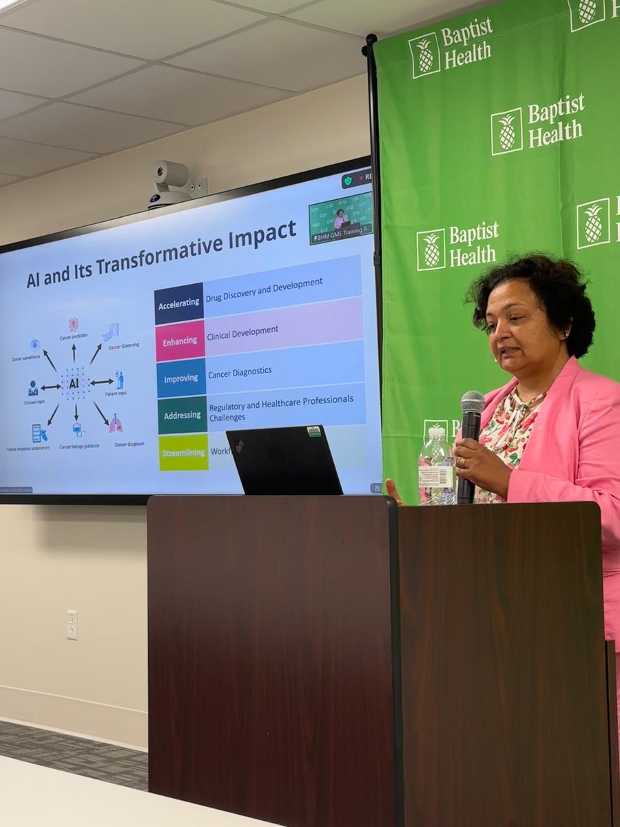 Soma Sengupta (@somasen79612182) on Twitter photo AI in Oncology - talk <a href="/BaptistHealthSF/">Baptist Health</a> - thank you for the invitation, Dr Toonkel! Great to connect with neuro-onc colleagues! AI in Oncology - talk <a href="/BaptistHealthSF/">Baptist Health</a> - thank you for the invitation, Dr Toonkel! Great to connect with neuro-onc colleagues!