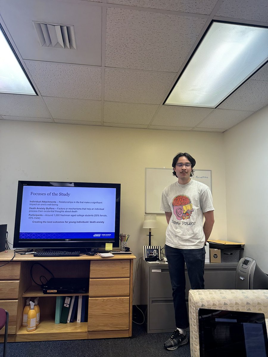 We are busy preparing for our last conference of the season - the JMU Department of Psychology Research Symposium! 

Brielle &amp; Suly will be giving an oral presentation over the lunch hour on Monday. See you there?