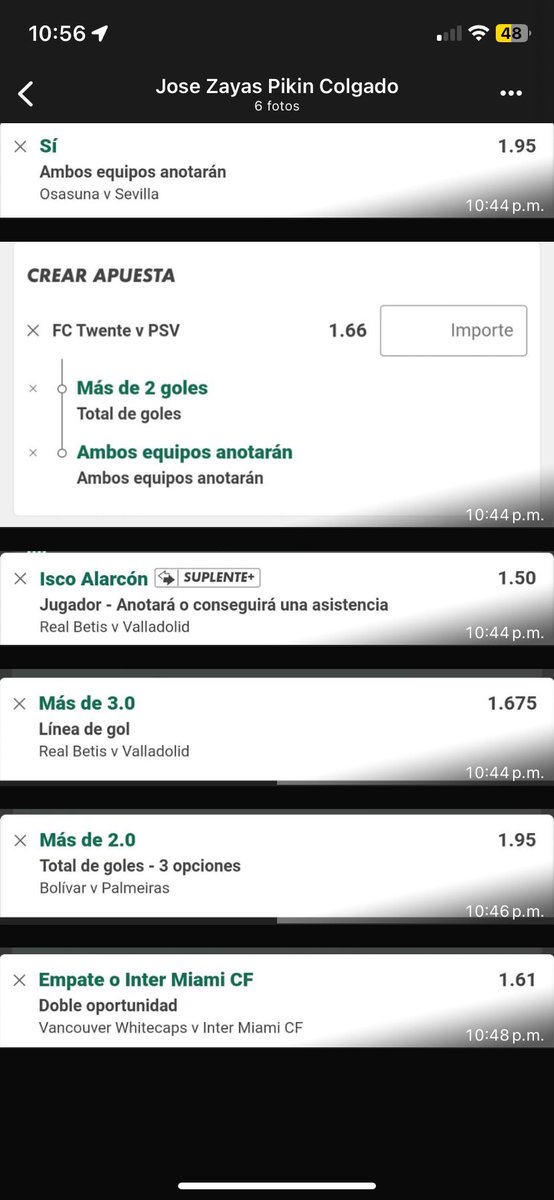 PPicks75854's tweet photo. Hoy ganamos con los picks que vendí ayer 6 picks y falta uno por darse 
1❌
4✅✅🤑💸
1 por definir 
Ustedes juzguen ✅✅🤑✨ https://t.co/kuGspRj8un