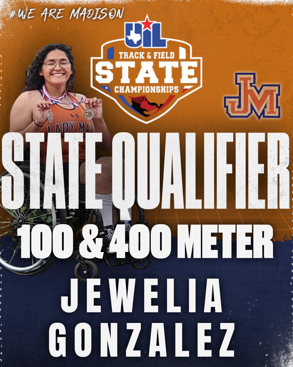 Madison Athletics (@jm_mavs) on Twitter photo Good luck to these two State Qualifiers. Madison is so proud of you. Good luck to these two State Qualifiers. Madison is so proud of you.