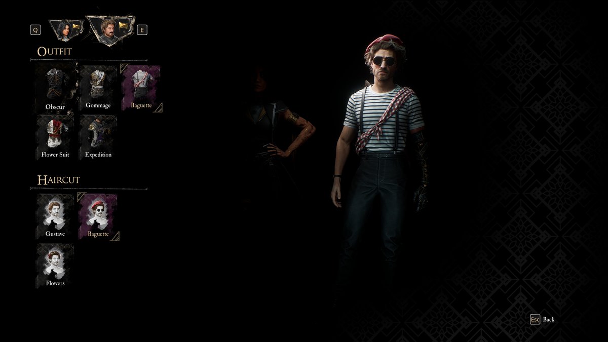 MH_Canta's tweet photo. Beat up a mime and stole his fit which is aptly named Baguette, this game is peak https://t.co/ItVt7JiiOZ