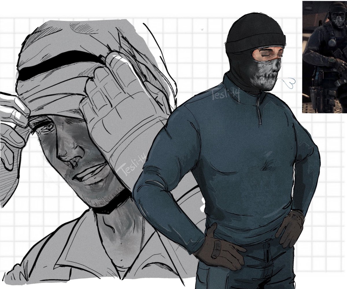 teslit4's tweet image. 🌫️ #keeganpruss #KeeganRuss #codghosts #Fanart