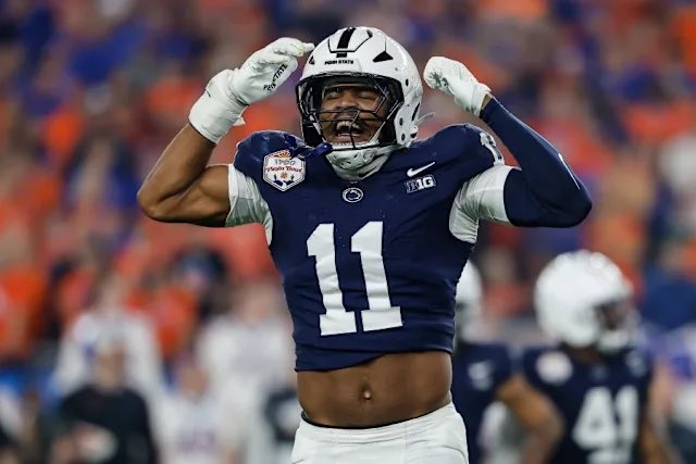 GiantsNationPod's tweet photo. The New York Giants have selected Penn State Edge Abdul Carter with pick #3 in the first round of the NFL draft. https://t.co/aBbwMH4CHA