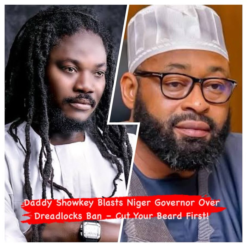 qubesmagazine's tweet photo. Daddy Showkey blasts Niger State Governor over proposed ban on dreadlocks.
#DaddyShowkey #Dreadlocks #NigeriaPolitics #FreedomOfStyle
Read more: Qubesmagazine (Link in bio) https://t.co/XMkp3nP0eR