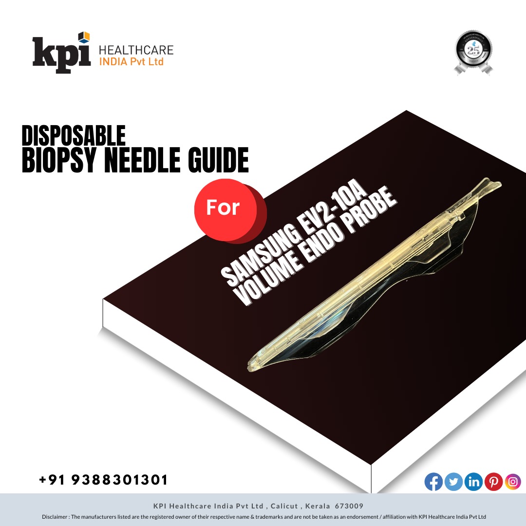 kpihealthcarein's tweet image. Disposable Biopsy Needle guide for Samsung EV2-10A Volume Endo Probe is ready for sale at KPI Healthcare India.

For more details whatsapp or call +91 9388301301
Whatsapp link: ow.ly/S8ot50QxJfw
ow.ly/q0mF50QxJfA

#DisposableBiopsy #NeedleGuide #KPIHealthcare
