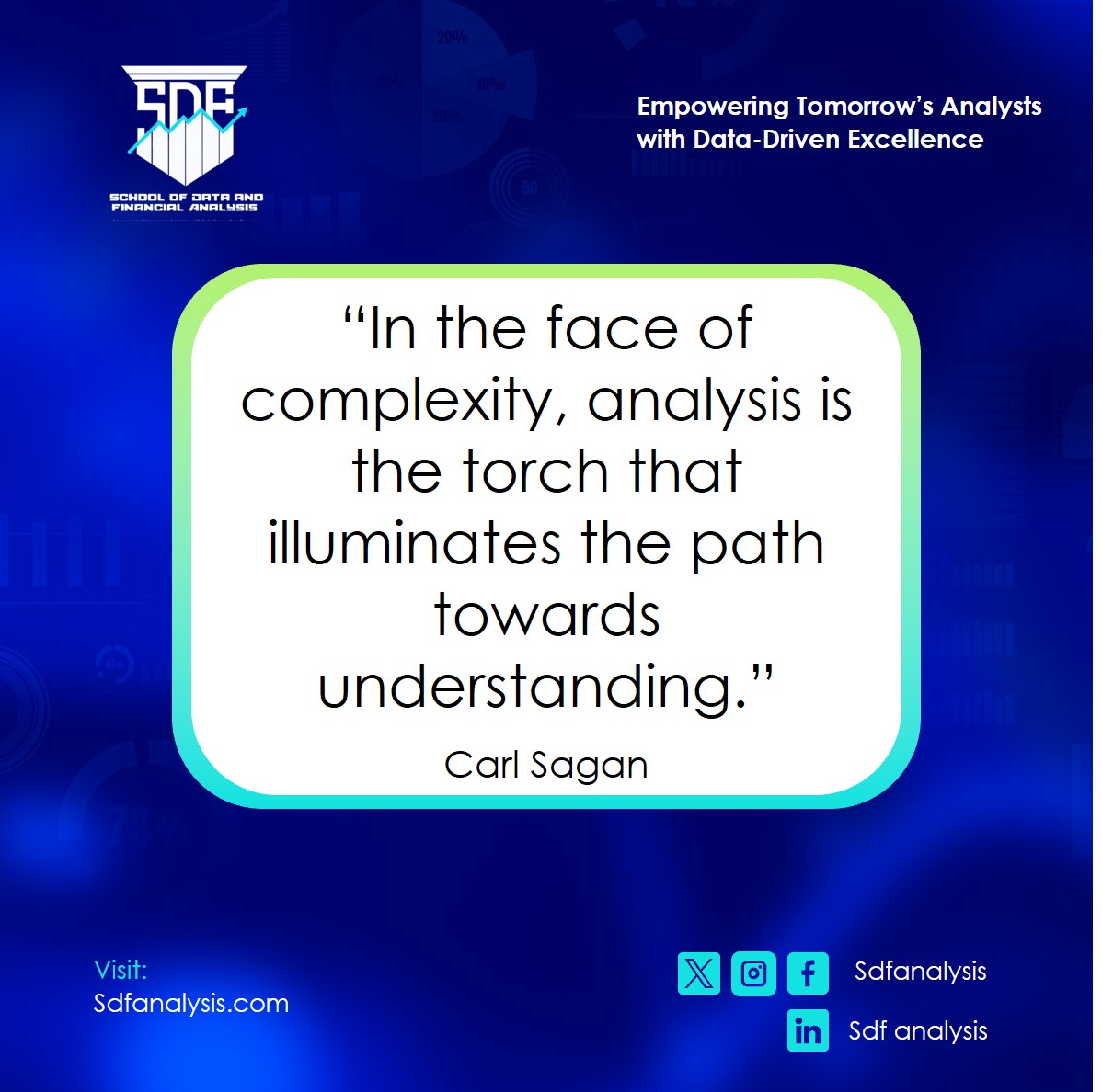 SdfAnalysis's tweet image. In a complex world, analysis is the torch that lights the way to understanding. 🔦📊🧠

#ClarityThroughAnalysis #DataDrivenInsight

#SDFAnalysis #Excellence #Innovation #Community
