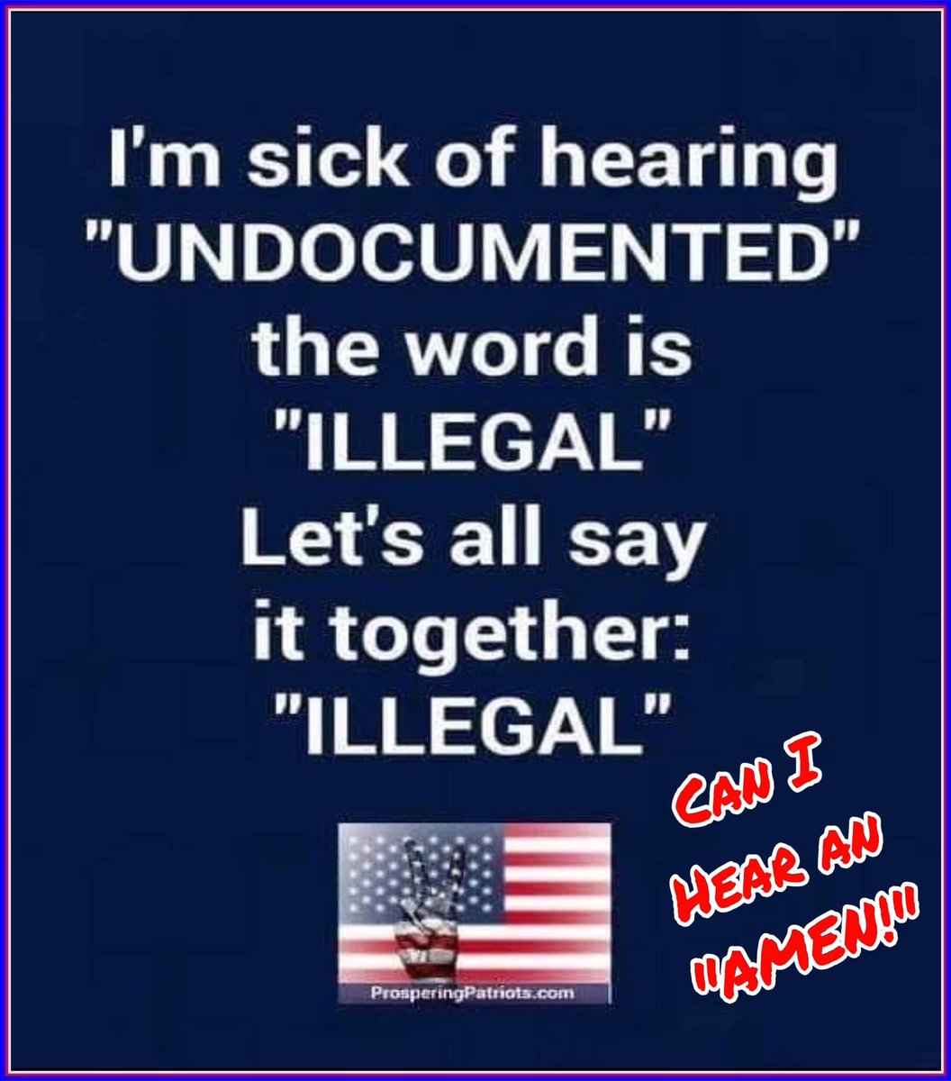 Pixie1z's tweet image. They are not undocumented. The word is ILLEGAL. They have NO right to be here.