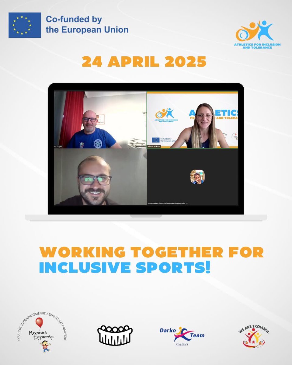 Online meeting with our partners. "Athletics for Inclusion and Tolerance" #EramusSport project.

<a href="/EuSport/">EUSport</a>