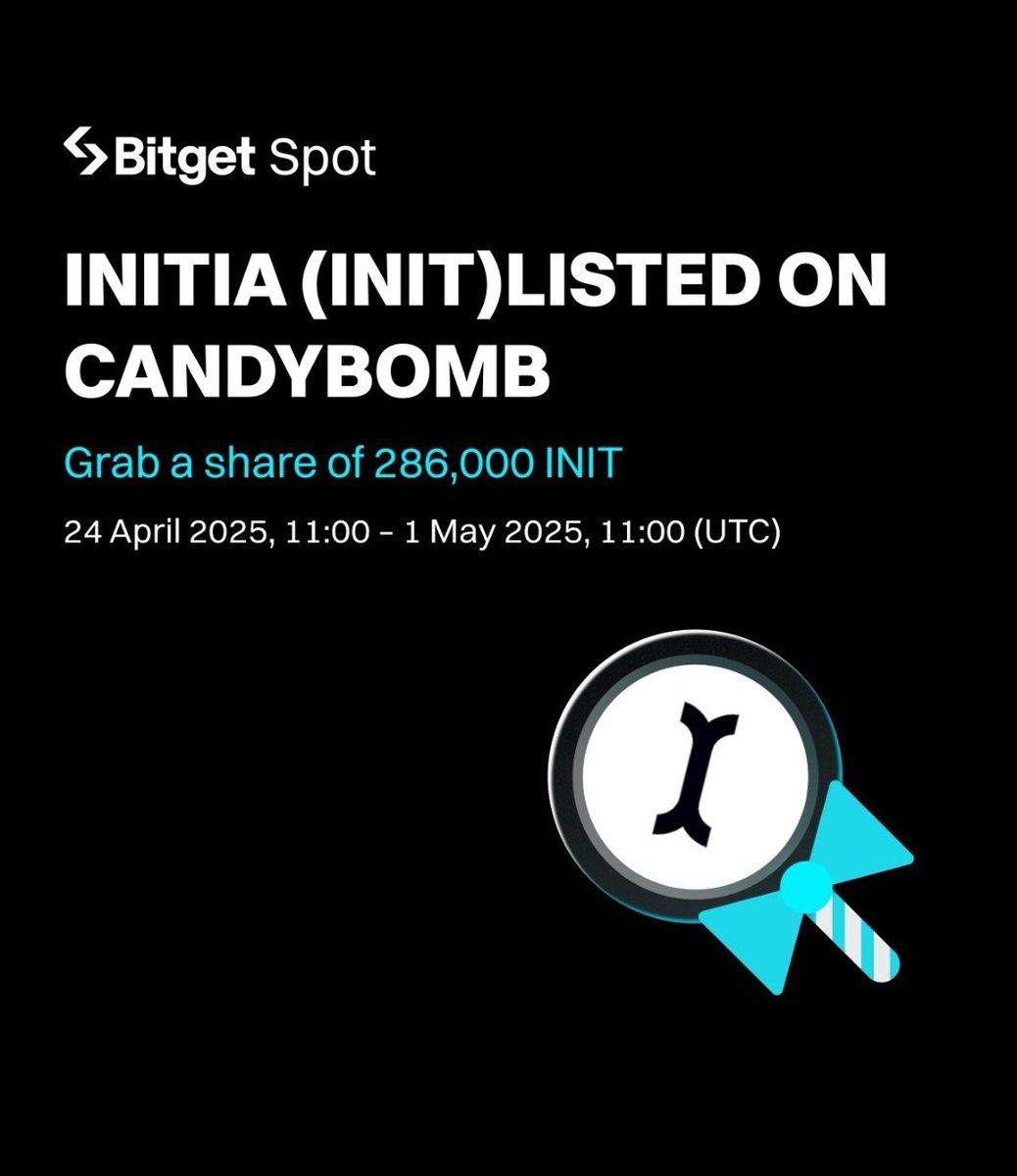 BitgetBEfans's tweet photo. $INIT Candybomb is now live - Deposit or trade to share 286,000 INIT!
๐ฌ Join now: https://t.co/HyZQ6zmfs9
๐ X Bonus: 22,000 INIT Giveaway!
๐นFollow @BitgetBEfans @initia
๐นRT with #INITlistBitget
๐นEnter here: https://t.co/oJNfCDZEzi
๐น750 winners will share the prize pool! https://t.co/WU3Sw8iZ42