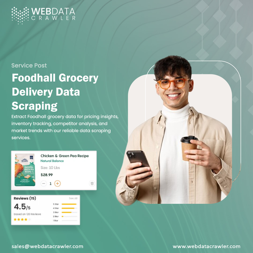 Webdatacrawler's tweet image. 📢 Unlock the Power of Data with Foodhall Grocery Delivery Data Scraping! 🛒🍎

📧 Contact Us: sales@webdatacrawler.com

🔗 Learn More: webdatacrawler.com/foodhall-groce…

#FoodhallDataScraping #GroceryDeliveryScraping #FoodDataExtraction #GroceryPriceMonitoring #ScrapeFoodhallData