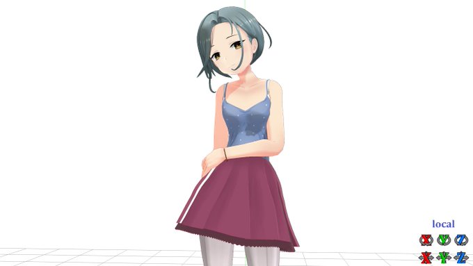 俺はモーション作れないからポーズ取って遊んでるだけだけどつかさ先生のモデルは本当に楽しいよ・・・ 