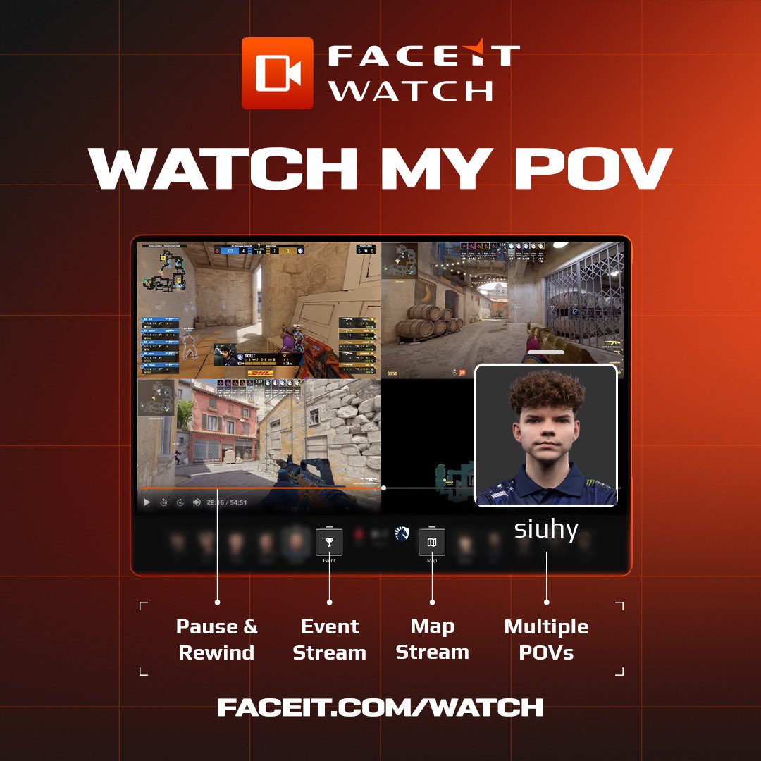 siuhycs's tweet image. Playoffs time! 🫡
You can watch my POV against @1mongolz on @FACEIT fce.gg/siuhy later today!